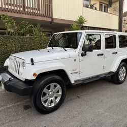 1 OWNER JEEP WRANGLER UNLIMITED SAHARA