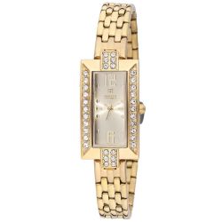 Montres Prestige Women's Watch (Model MPW-0228) Gold 32MM X Invicta! New With Box Papers Tags!