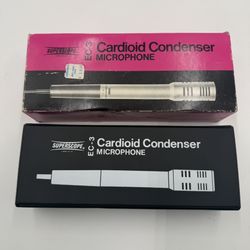 Vintage Superscope Electret Condenser Microphone EC-1 – w/ Box & Manual