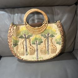 Safari Purse Tan/Cream