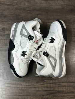 New DS Nike air Jordan iv GS retro white cement 2025 size 4Y I iii Xi