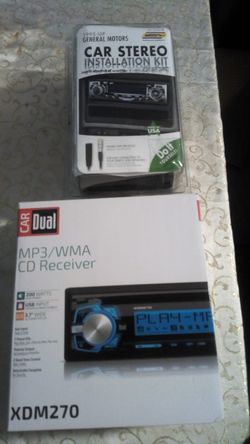 Car stereo and installation kit