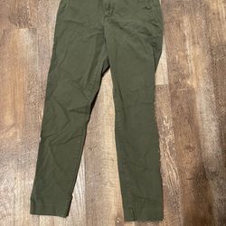 Women’s Green Stretch Pixie Old Navy Pants