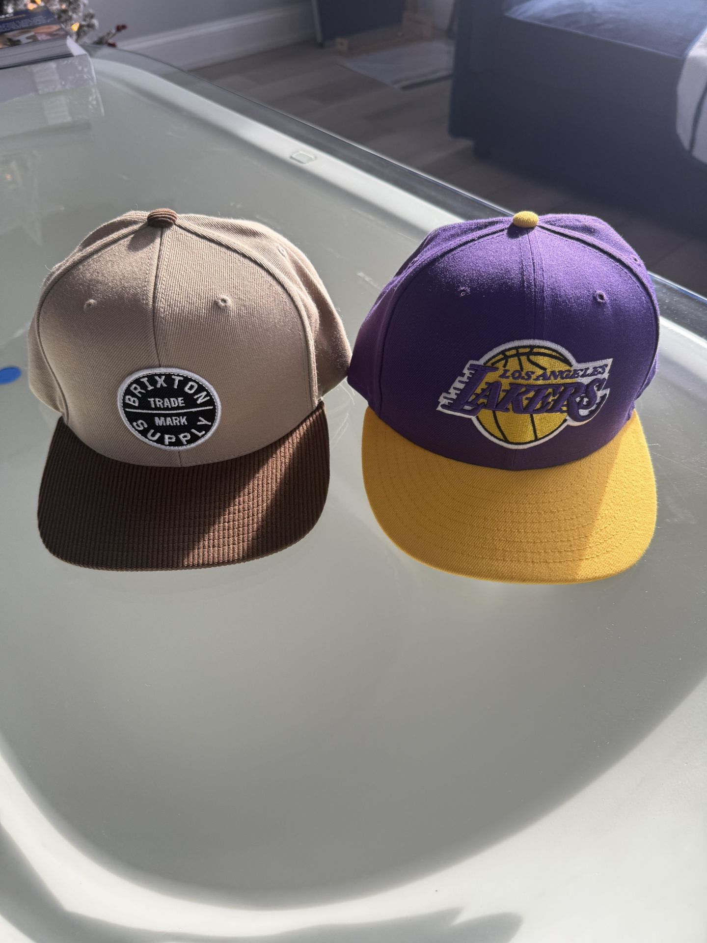 Brixton Hat And La Lakers Hat New!!