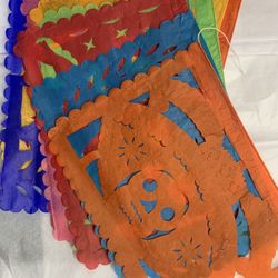 Mini Papel Picado Dia De Muertos Miniature Day Of The Dead Decoration 