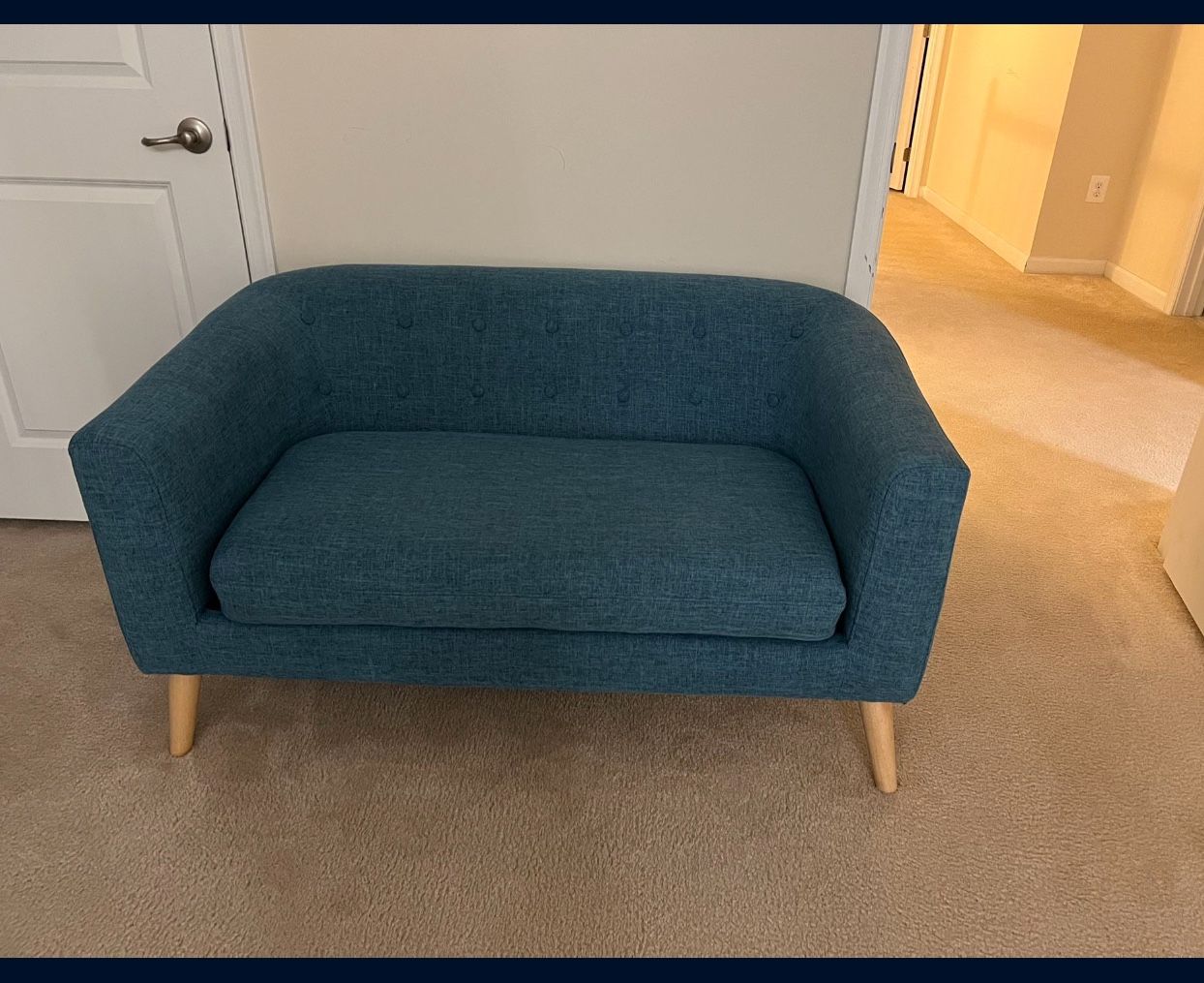 Blue Loveseat