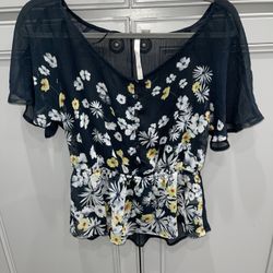 Lauren Conrad Peplum Women’s Top