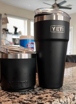 20 oz rambler and 14 oz mug