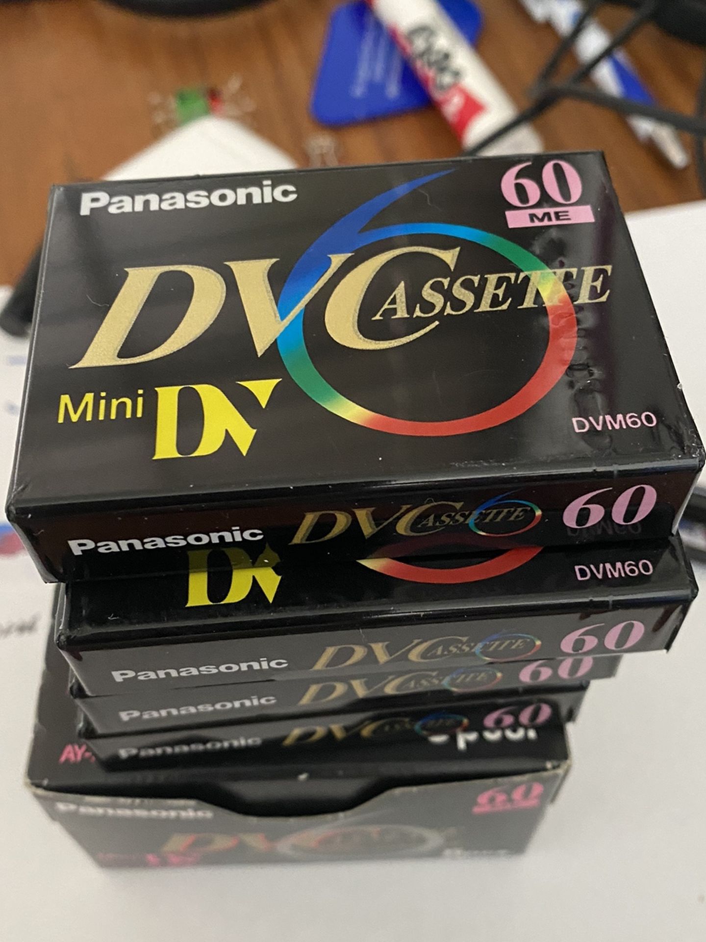 9 new Panasonic Mini DV Cassette 60 minutes