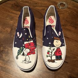 Vans Slip Christmas Snoopy Vans Vans X Peanuts Charlie Brown