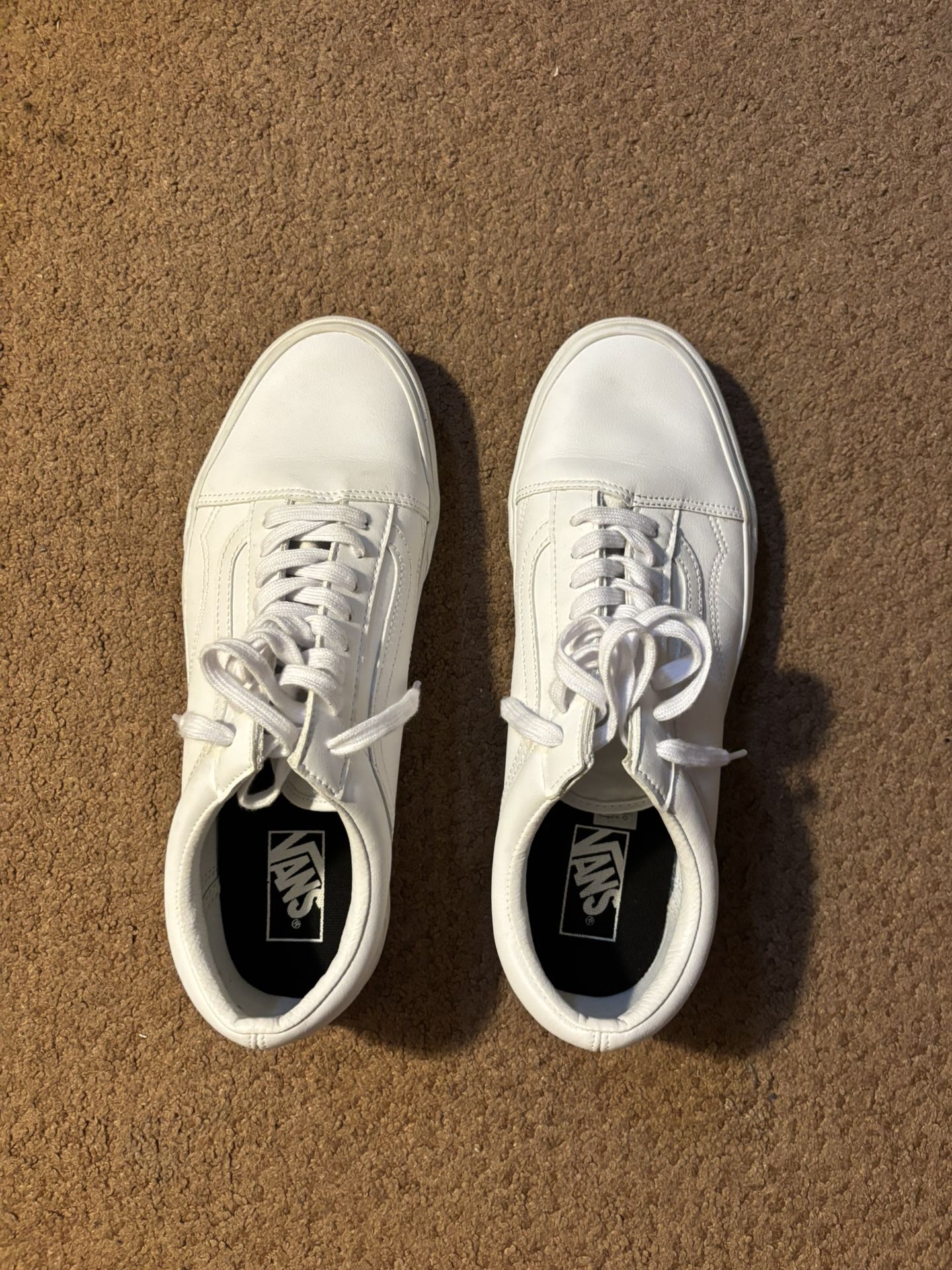 Men’s Size 11 White Vans Unworn