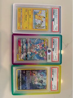 Pokemon PSA slabs