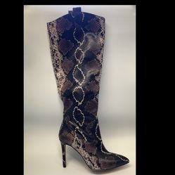 Vince’s Camuto Kervana Snakeskin High Heel Boots