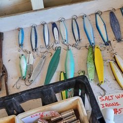 Fishing LURES, Rods & Reels, Bait Boxes, Tools, ETC - TODAY