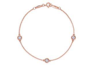 Tiffany’s 18 KT Diamond by the Yard Bracelet