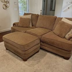 2 Sofas and ottoman