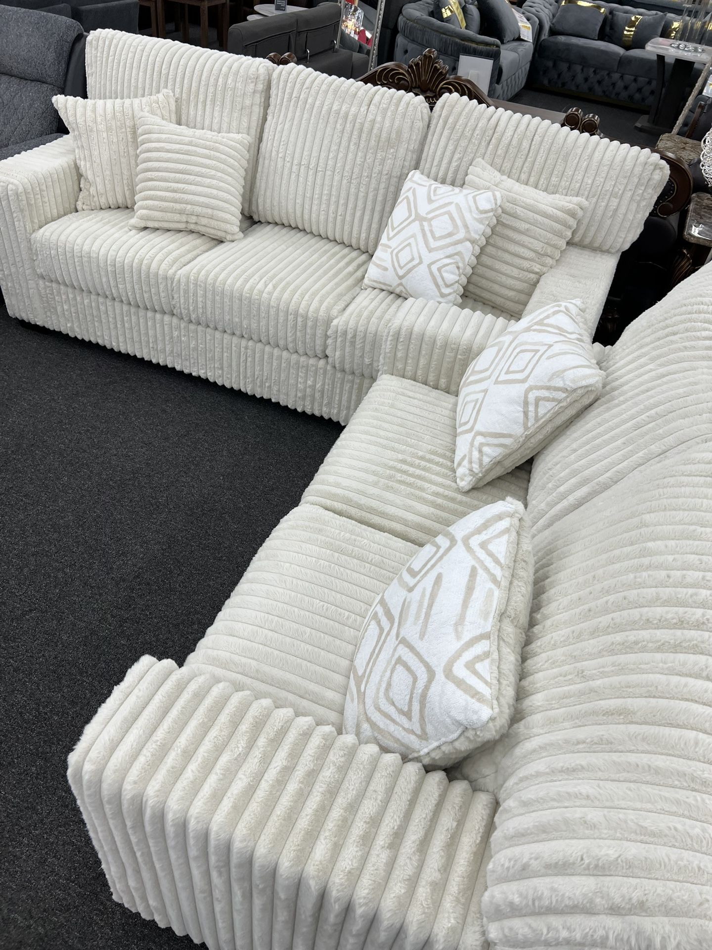 Stunning Styling Couch And Loveseat!