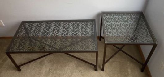 Pier One Coffee Table and End Table