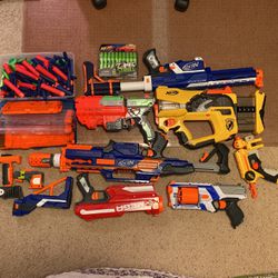 Variety Of Nerf Guns