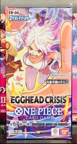 One Piece Japanese EGGHEAD CRISIS EB-04 BOOSTER BOX