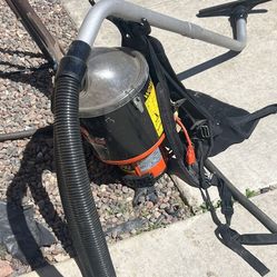 Vacuum . Yes it works (back pack straps