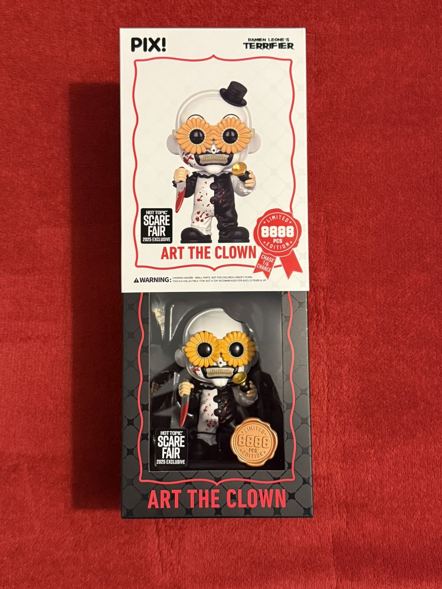 Thrilljoy PIX Art The Clown Terrifier Scare Fair  Hot Topic COMMON ONLY 