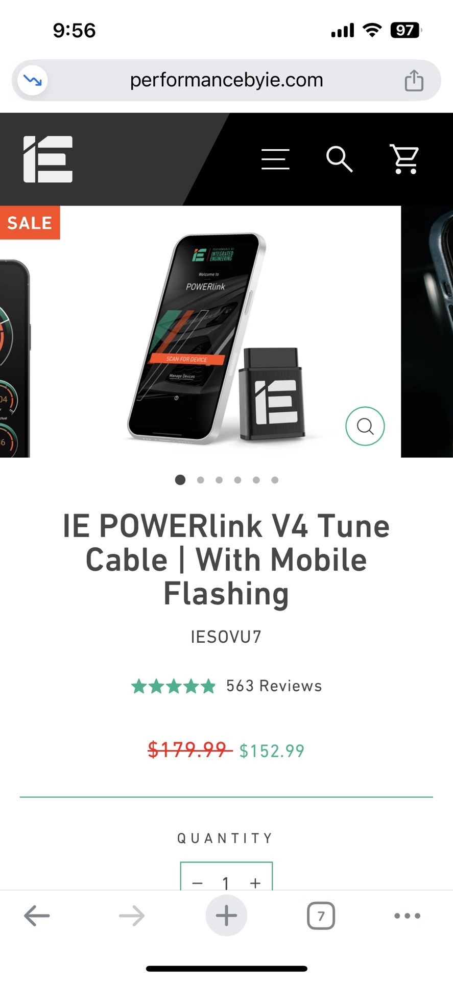 IE Power link V4 Tune Cable