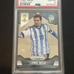 Lionel Messi 2014 World Cup Prizm PSA 10