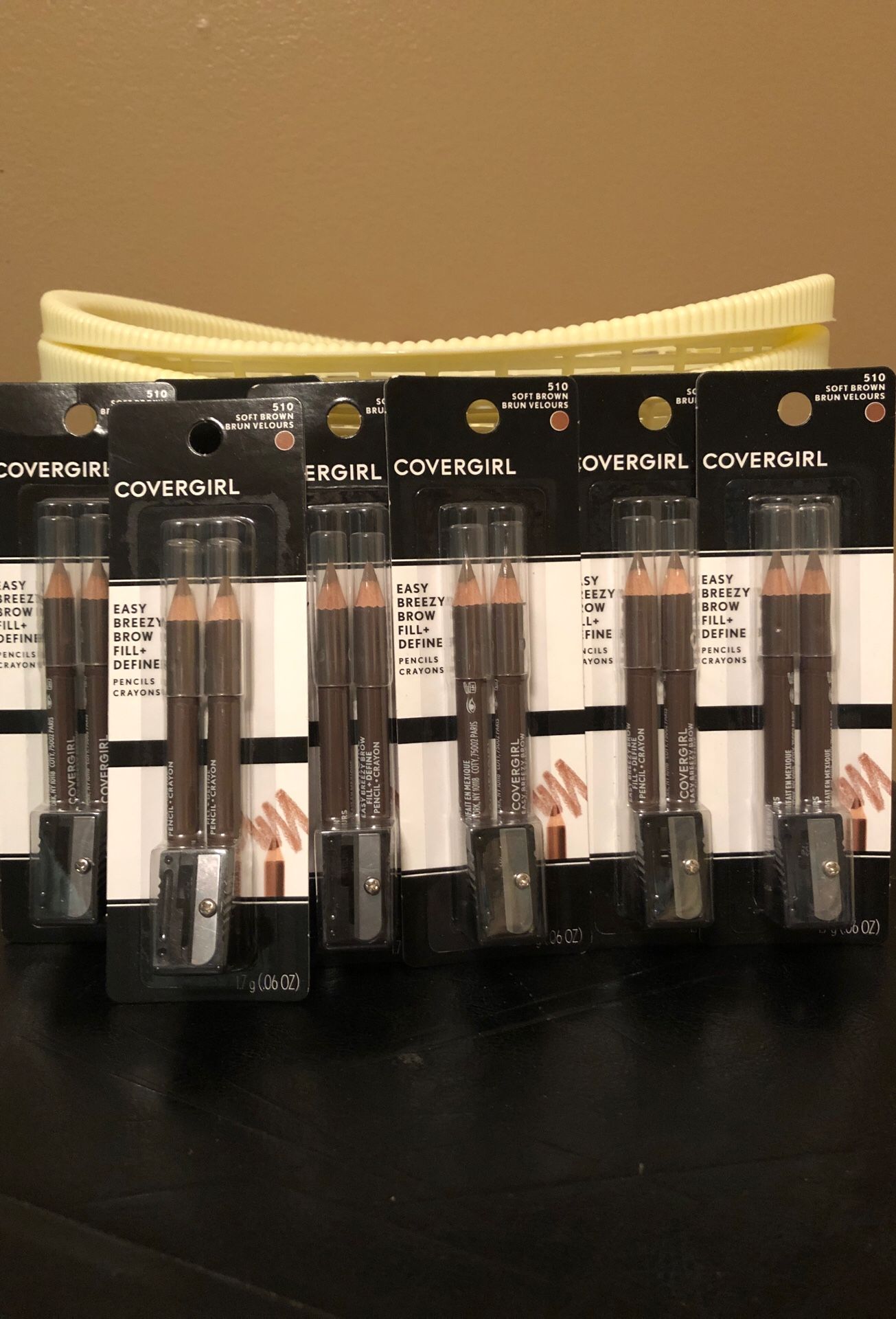 Covergirl brow pencils with sharpener $2 each soft brown
