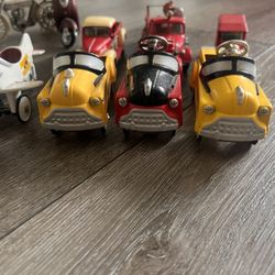 Diecast vintage Mini Pedal Cars and Trucks Diecast Set of 10 30 dollars for all of them 