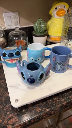 Disney Stitch Mug Collection – Set of 4