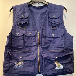 Vintage Rare Fishing Vest Men’s Size Medium 