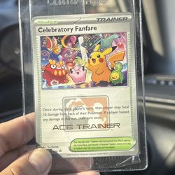 Pokemon Ace trainer card