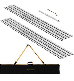 110-inch Track Saw Guide Rail Kit for DeWalt Track Saws – 55"x2 NEW