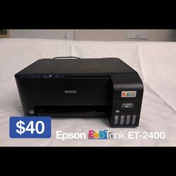 Epson EcoTank ET-2400 – Ahorra en Tinta – Solo $40