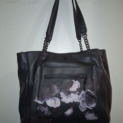 Simply Vera Wang Rockbridge Tote Womens Handbag Shoulder Bag Windblown Floral