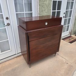 Mid Century Tall Boy Chest