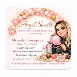 Airy & Sweets Event Styling