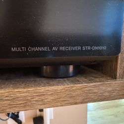 Surround Sound, Sony Amp And Boston 5 Speakers And Sub