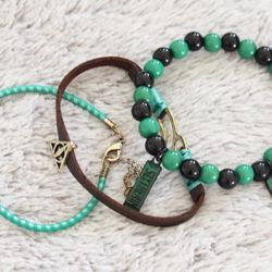 Slytherin Bracelet Set