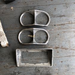 1964 Headlight Molding And Rear License Cover