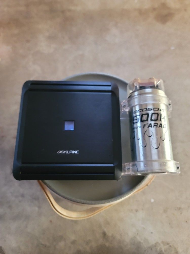 Alpine Amp & Cap
