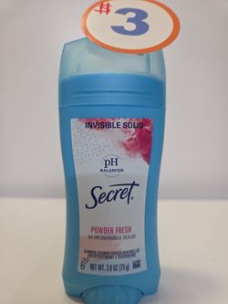 Secret deodorant