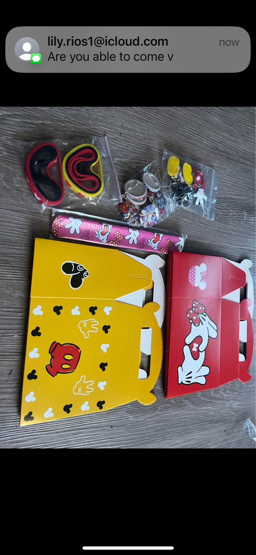 Mickey Mouse Candy Boxes And Party Favors