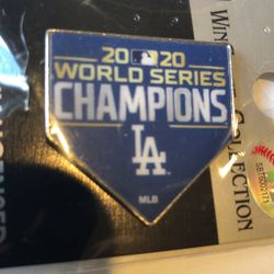Dodgers 2020 World Series Championship Pin