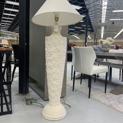 White Stone Floor Lamp 3a