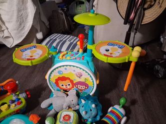 Kids Toy Drum Set with Microphone