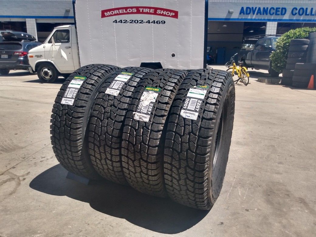(4) 235/75R15LT New Tires