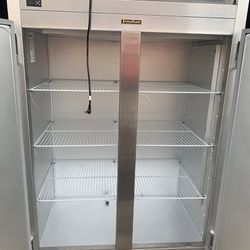 2 Year Old Up Right Freezer Double Door Almost New 