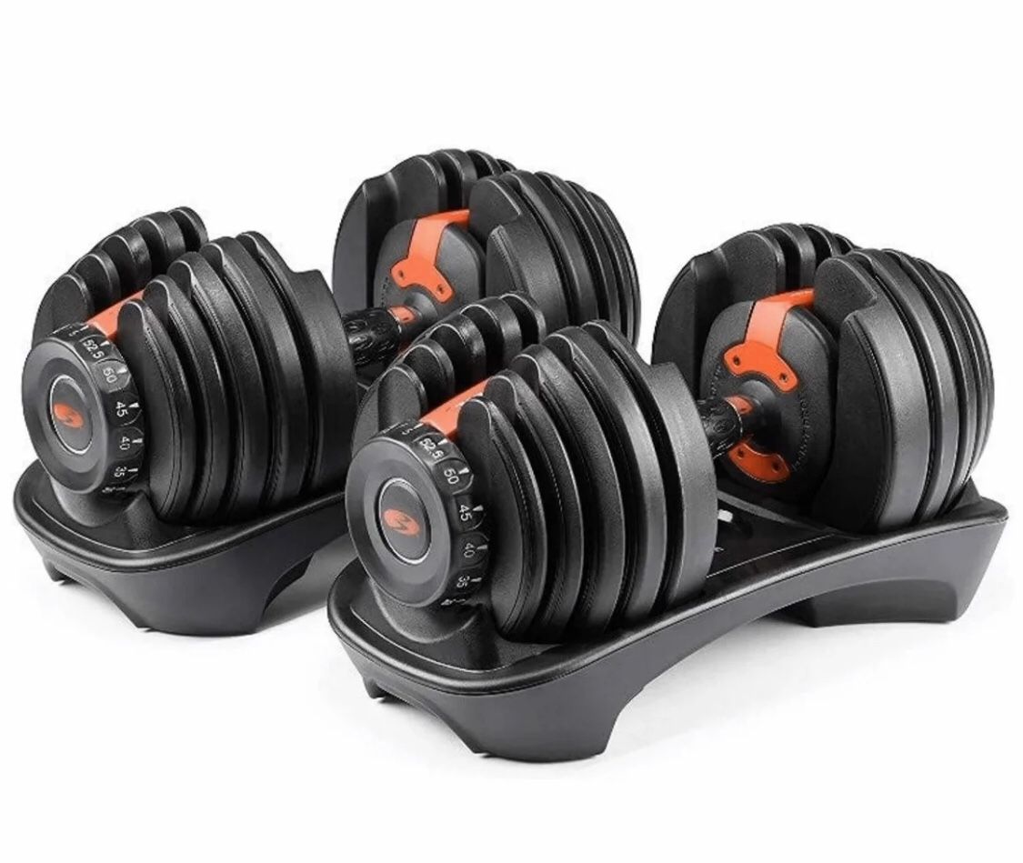 Brand New Bowflex 552 SelectTech - PAIR SET Adjustable Dumbbells Two dumbbells Home fitness